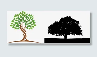 公益环保爱心树大树树木免抠