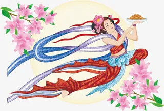 仙女送月饼免抠
