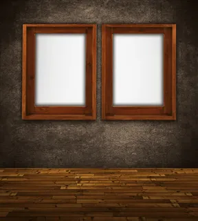 花纹花边相框免抠