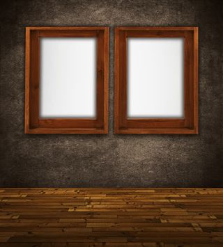 花纹花边相框免抠