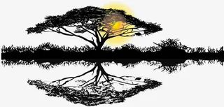 矢量图一颗巨大的树免抠