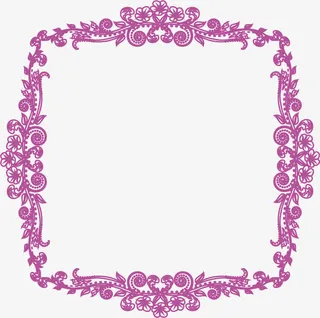 欧风边框手绘免抠