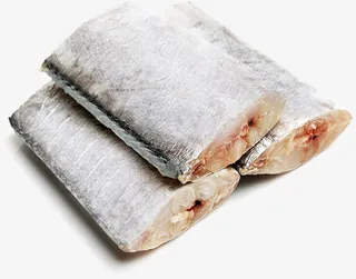 新鲜的带鱼段免抠