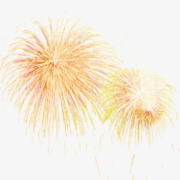 烟花剪纸免抠