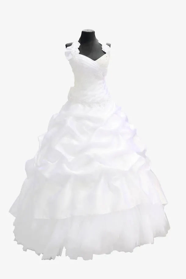 白色婚纱礼服免抠