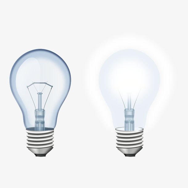 实物白织灯免抠