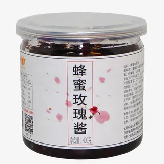 蜂蜜 密封包装 玫瑰花酱免抠