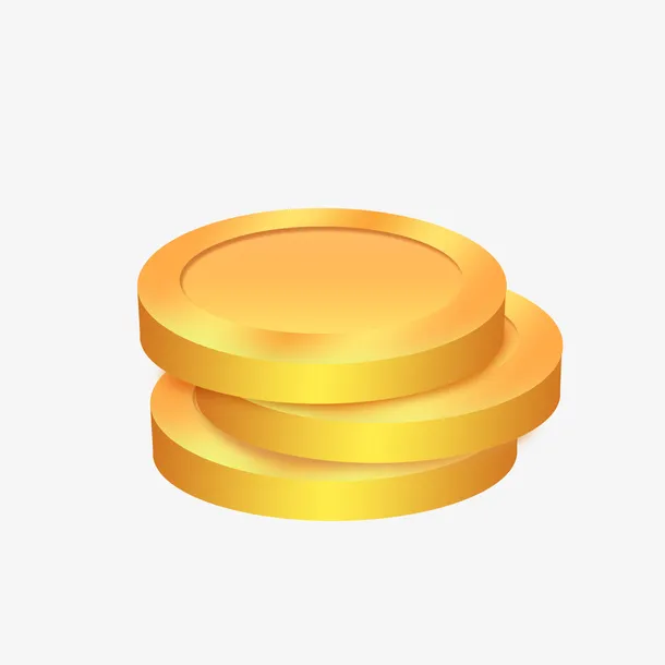 堆起来的金币免扣png免抠其他元素