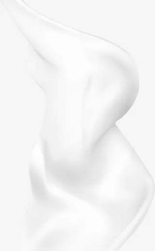 飘扬白色丝带免抠