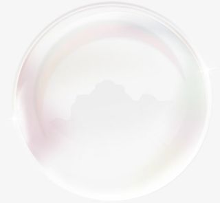 紫色梦幻泡泡免抠