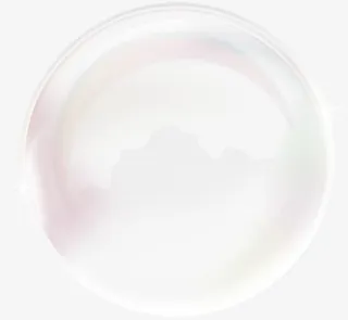 紫色梦幻泡泡免抠