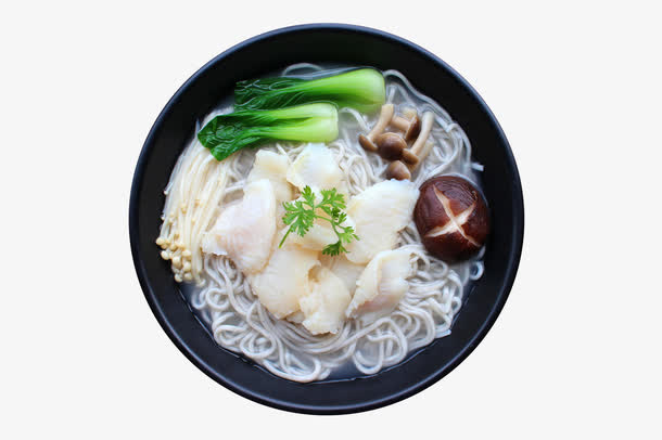 营养丰富、绿色健康的面条免抠