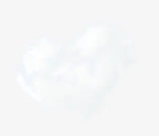 白色云朵蓬松七夕情人节免抠