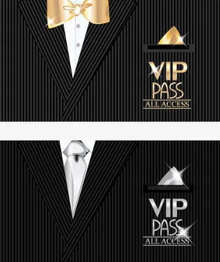 尊贵VIP会员直通卡矢量素材免抠