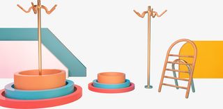 电商C4D促销装饰舞台免抠