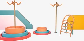 电商C4D促销装饰舞台免抠