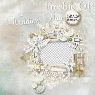 结婚相册背景免抠素材