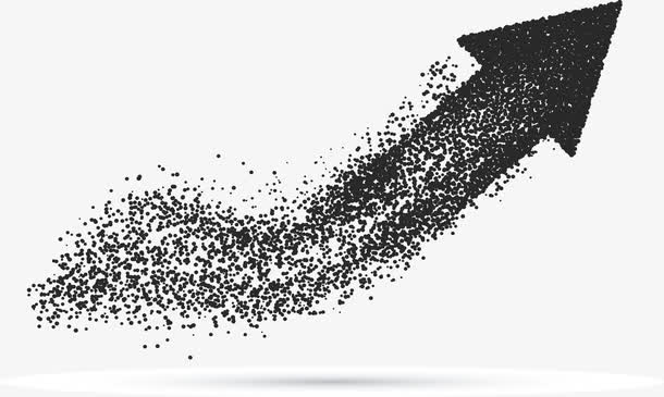 颗粒拼接箭头免抠