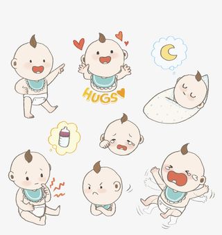 可爱的宝宝免抠