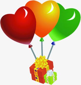 可爱春天清新气球可爱免抠