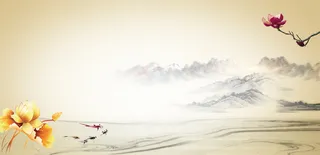 中国风水墨背景高清