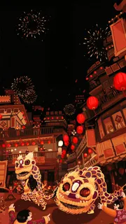 喜庆红色中国风H5图高清 喜庆红色中国风H5图高清