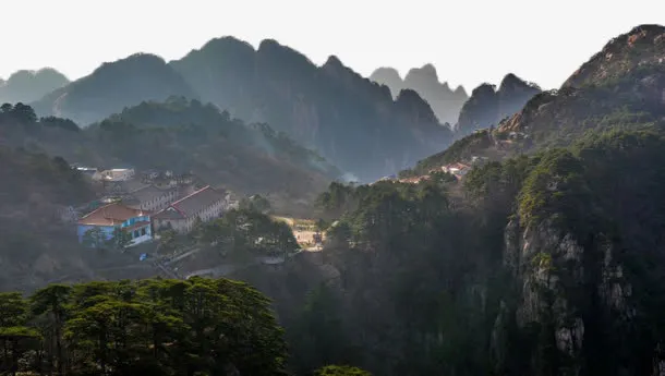 安徽黄山风景免抠
