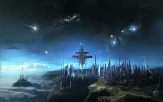 科幻电影宣传海报素材免抠