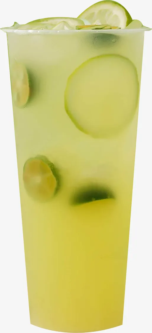 冰爽柠檬茶饮品免抠