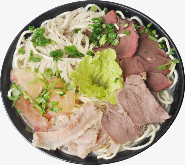 牛肉拌面免抠