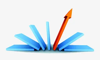 立体箭头图案免抠