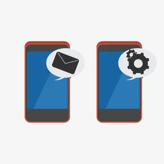 蓝色科技手机屏幕免抠