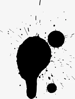 笔墨png元素免抠