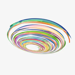 炫彩光圈模板下载免抠