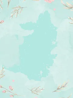 绿色春天花朵背景素材高清