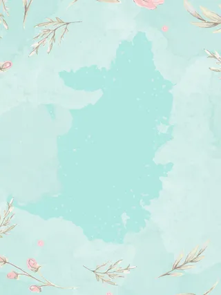 绿色春天花朵背景素材高清