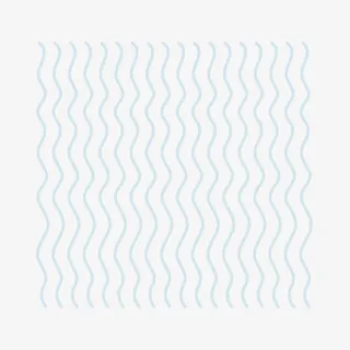蓝色小清新排列波浪线免抠