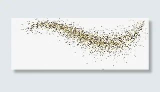 金色闪耀光芒免抠