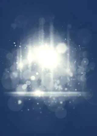 蓝色渐变气泡背景元素高清