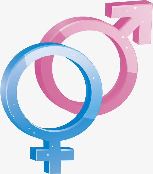 矢量男女符号免抠