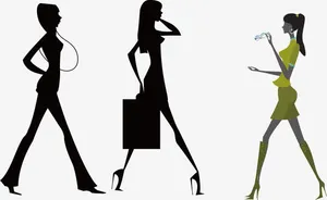 女人素描免抠