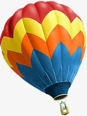 摄影夏日海报热气球效果免抠