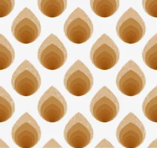 粉白渐变的孔雀翎图案免抠