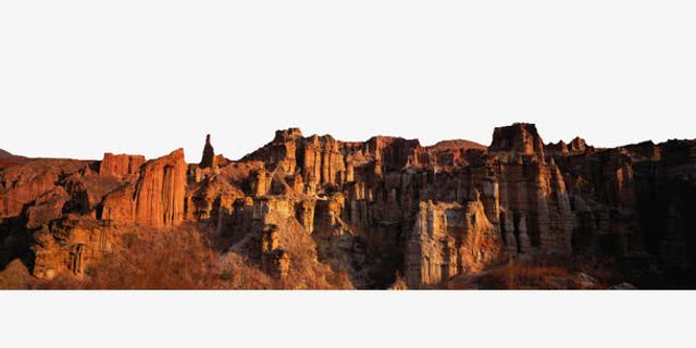 黄土高坡的景观高清免扣素材免抠