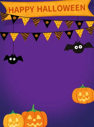 可爱插画风万圣节免抠