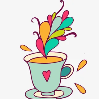 可爱 卡通 母婴背景元素 彩色