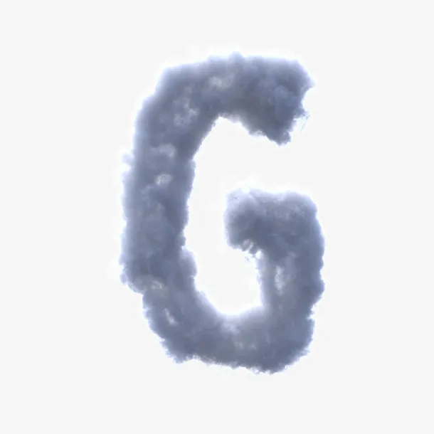 免扣元素云彩数字G免抠