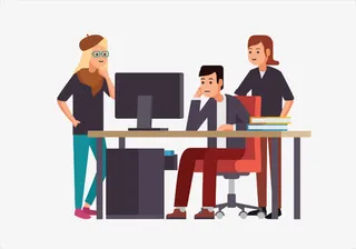 卡通文艺开工男人免抠