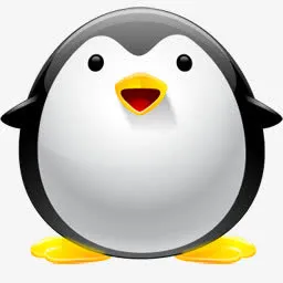 可爱QQ企鹅图标下载免抠
