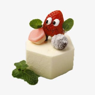 可爱卡通造型的椰奶冻免抠